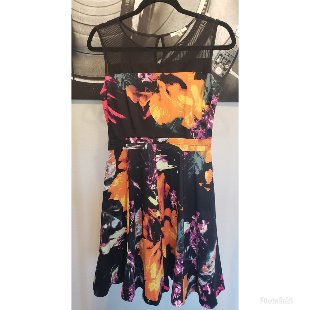 Amelia Dress 👗Bright Vivid Multi Colored - Summer Cocktail Dress 👗Size 2